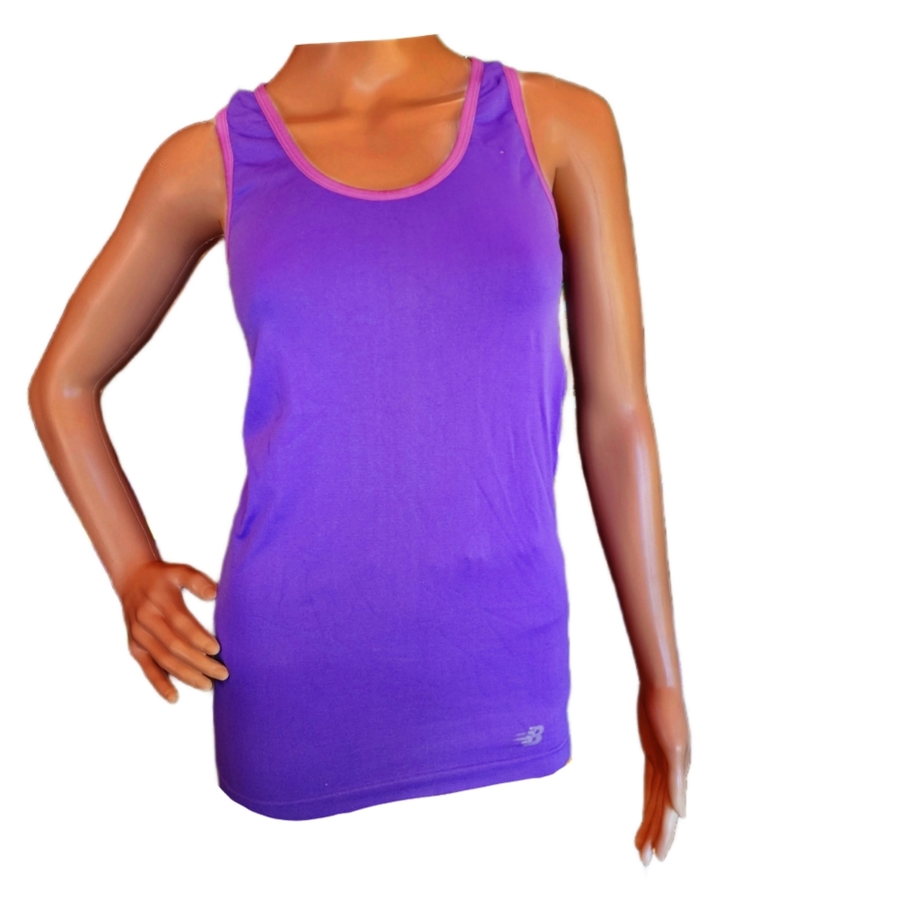 New Balance Purple & Pink Athletic Tank Top Size M NWOT